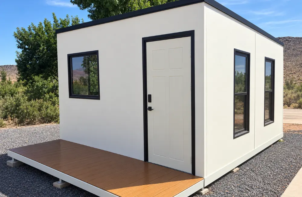 BoxHouse MiniBox 2026 foldable studio ADU exterior